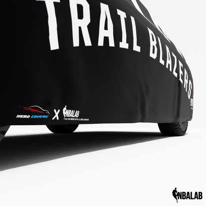 Officially Licensed Portland Trail Cover Stretch Logo – Indoor & Outdoor | NBA Protection | HeroCovers