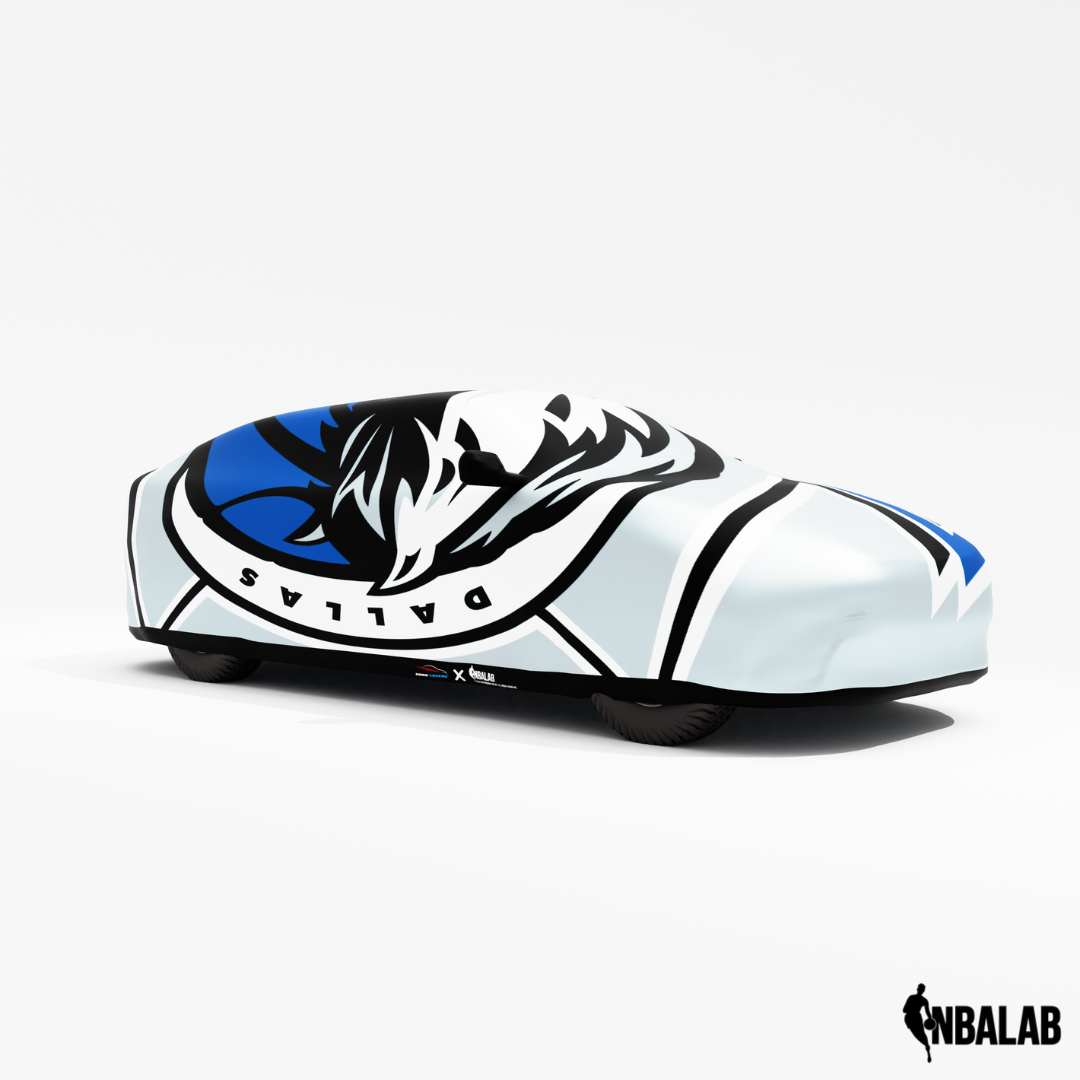 Officially Licensed Dallas Mavericks Cover Stretch Logo – Indoor & Outdoor | NBA Protection | HeroCovers