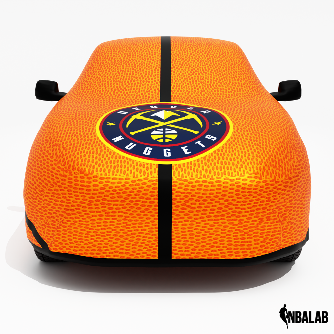 Officially Licensed Denver Nuggets Life Size Basketball Car Covers – Indoor & Outdoor | NBA Protection | HeroCovers
