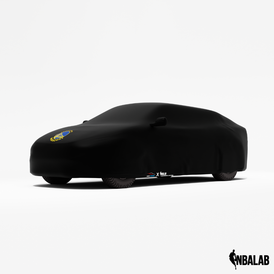 Officially Licensed Warriors Black Car Covers – Indoor & Outdoor | NBA Protection | HeroCovers