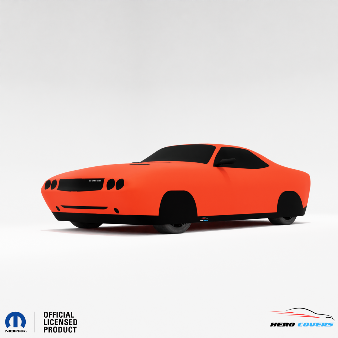 Dodge Challenger 1st Gen (1970–1974) Car Cover: Indoor & Outdoor Use - HeroCovers