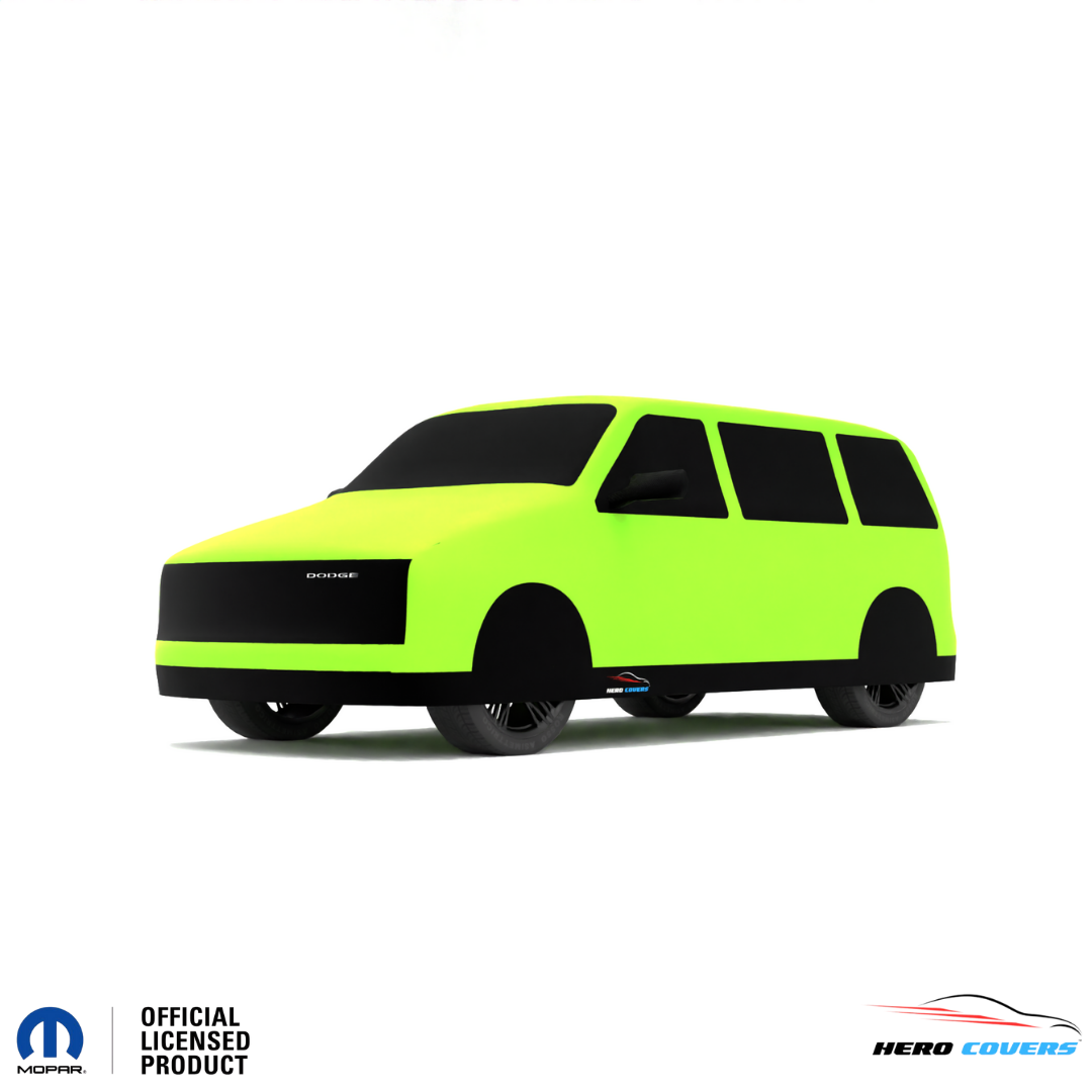 Dodge Caravan 1st Gen (1984–1990) Car Cover: Indoor & Outdoor Use - HeroCovers
