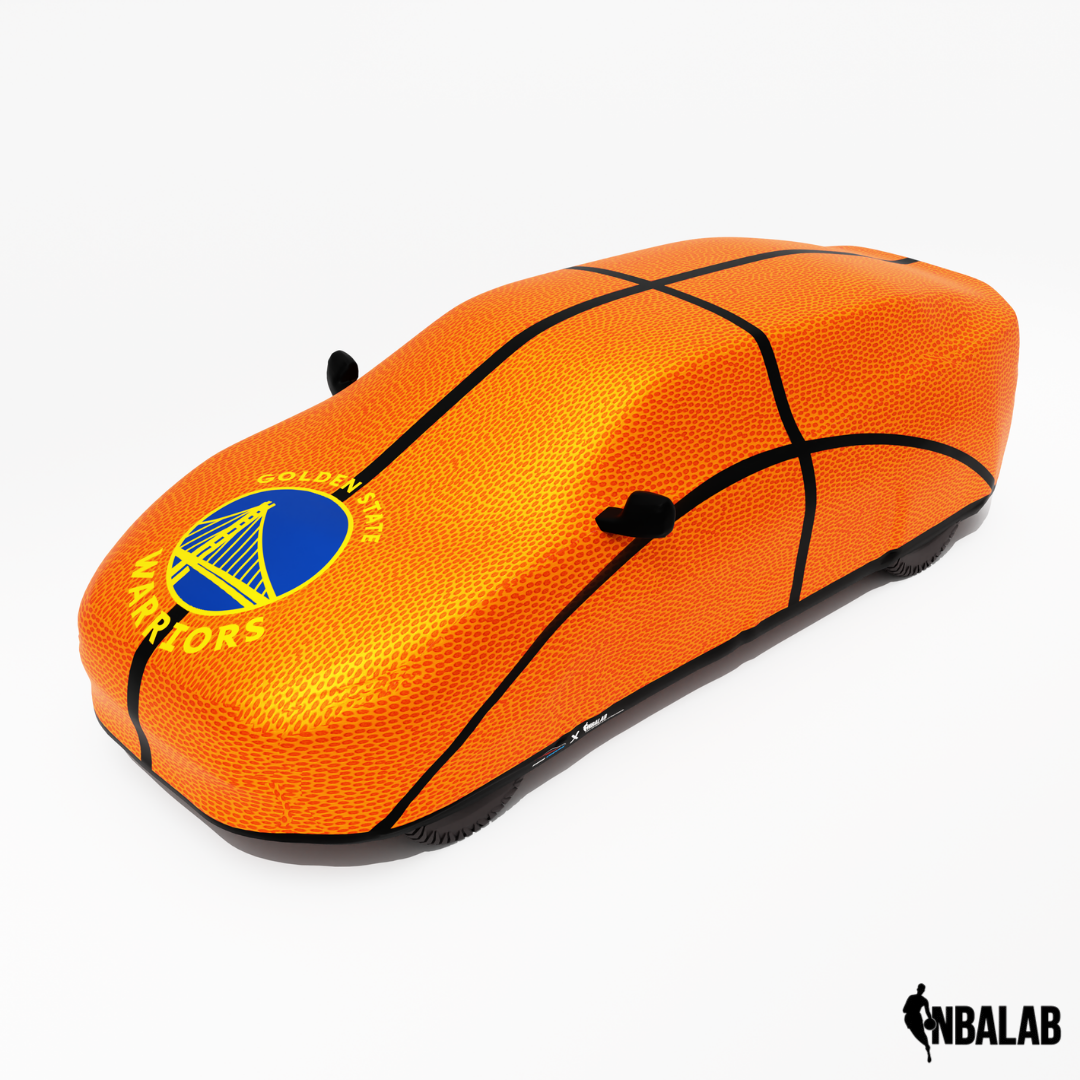 Officially Licensed Warriors Life Size Basketball Car Covers – Indoor & Outdoor | NBA Protection | HeroCovers