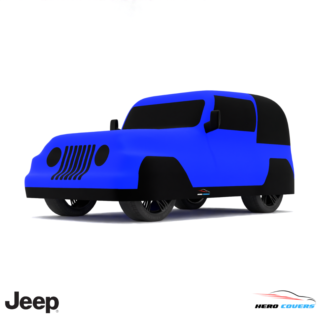 Jeep Wrangler 1996 Car Cover: Indoor & Outdoor Use - HeroCovers