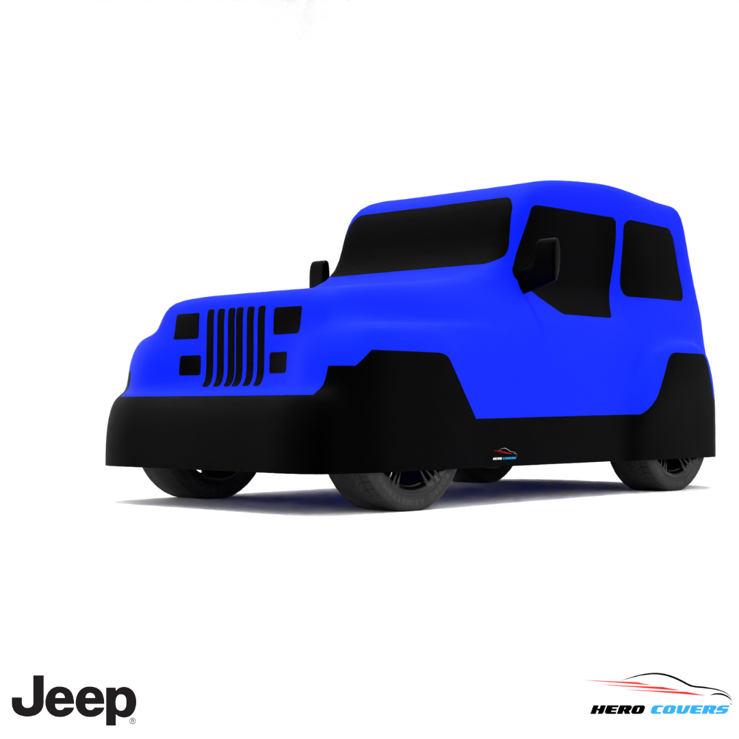 Jeep Wrangler 1987 Car Cover: Indoor & Outdoor Use - HeroCovers