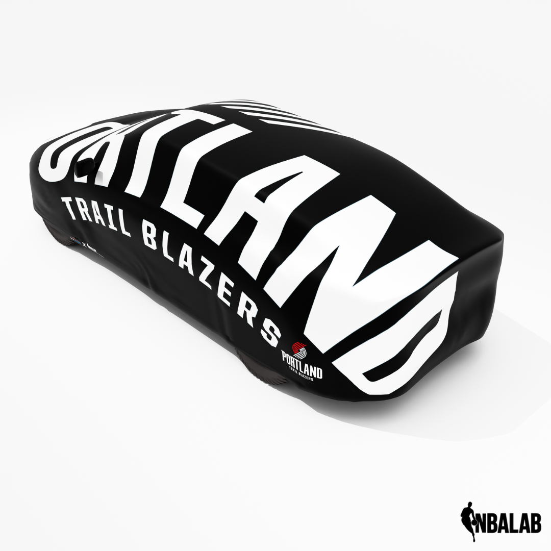 Officially Licensed Portland Trail Cover Stretch Logo – Indoor & Outdoor | NBA Protection | HeroCovers