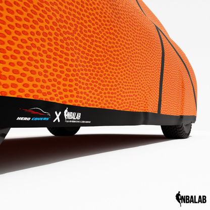Officially Licensed Warriors Life Size Basketball Car Covers – Indoor & Outdoor | NBA Protection | HeroCovers