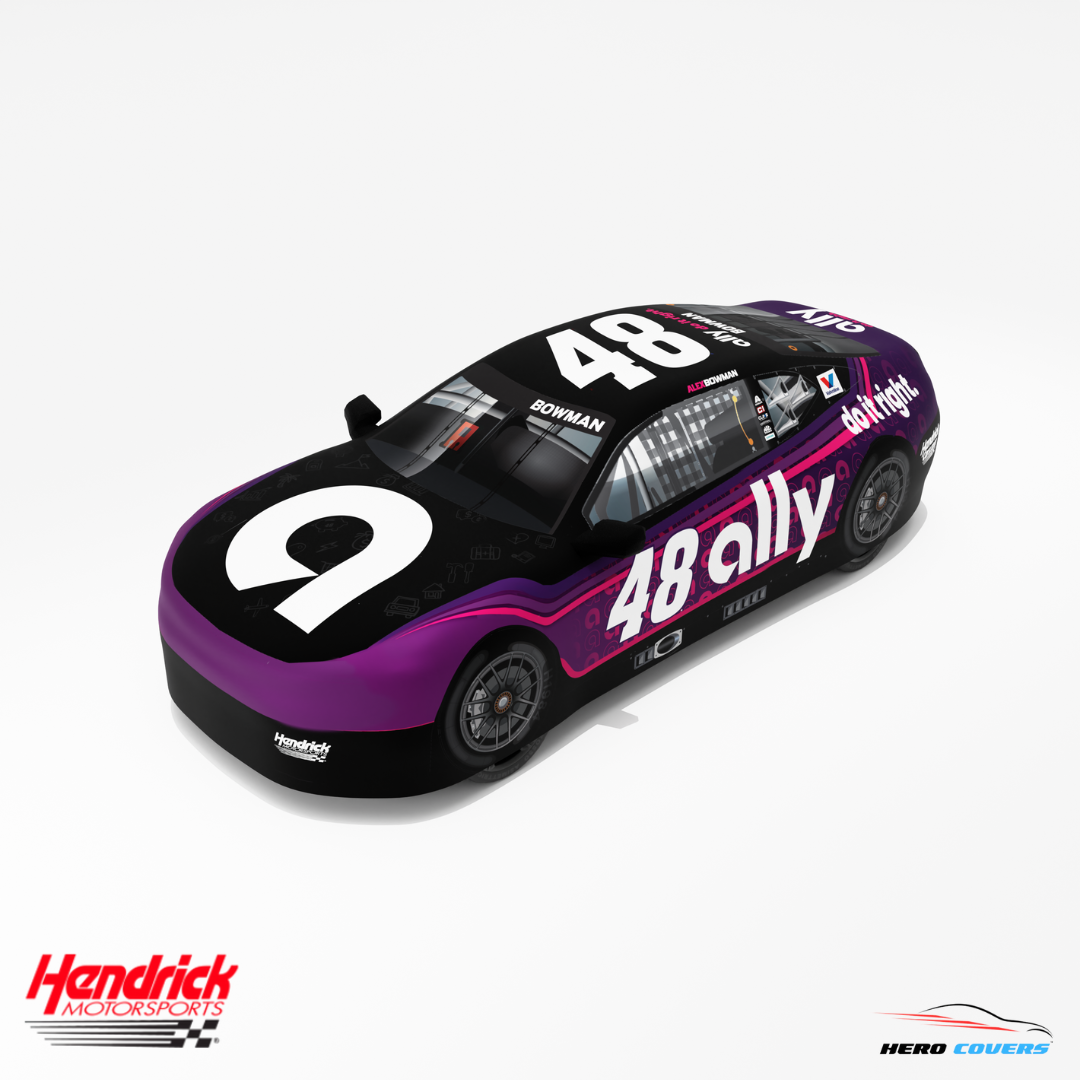Officially Licensed Hendrick Motorsports Ally Car Cover – Precision Fit & Ultimate Protection | HeroCovers