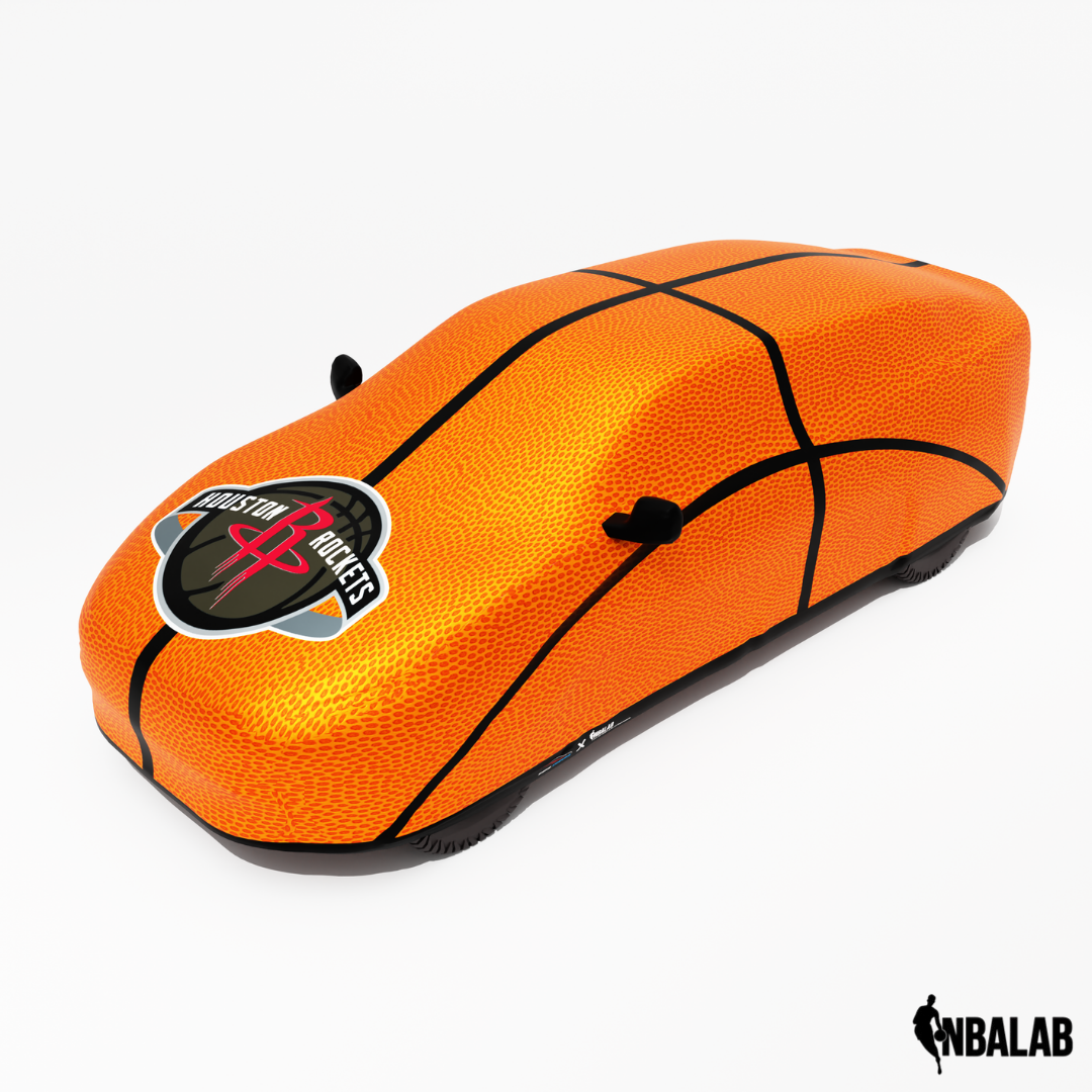 Officially Licensed Houstons Rockets Life Size Basketball Car Covers – Indoor & Outdoor | NBA Protection | HeroCovers