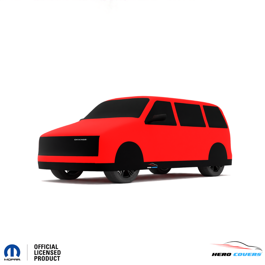 Dodge Caravan 1st Gen (1984–1990) Car Cover: Indoor & Outdoor Use - HeroCovers