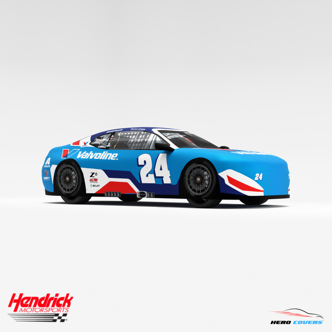 Officially Licensed Hendrick Motorsports No. 24 Valvoline Car Cover – Precision Fit & Ultimate Protection | HeroCovers