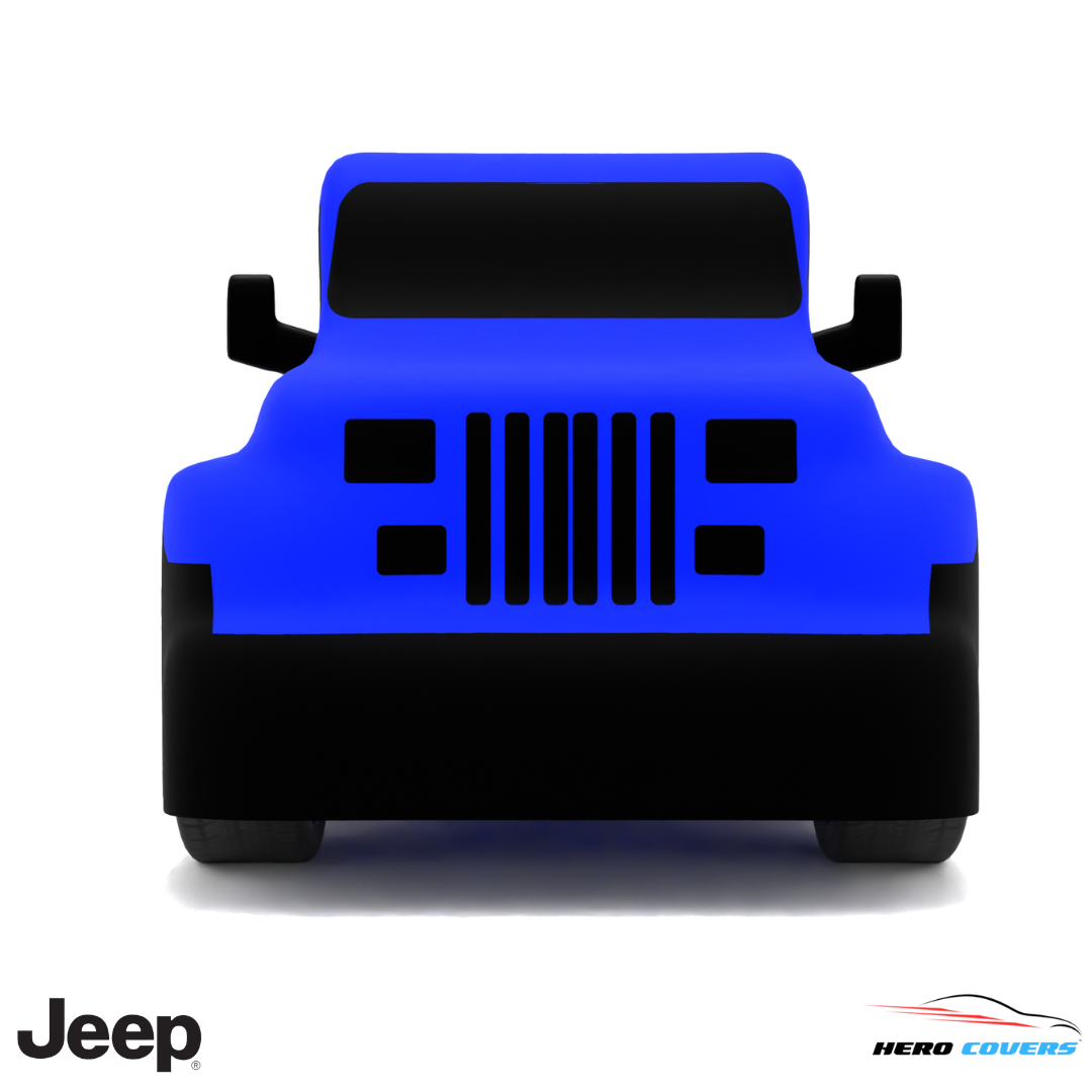 Jeep Wrangler 1987 Car Cover: Indoor & Outdoor Use - HeroCovers