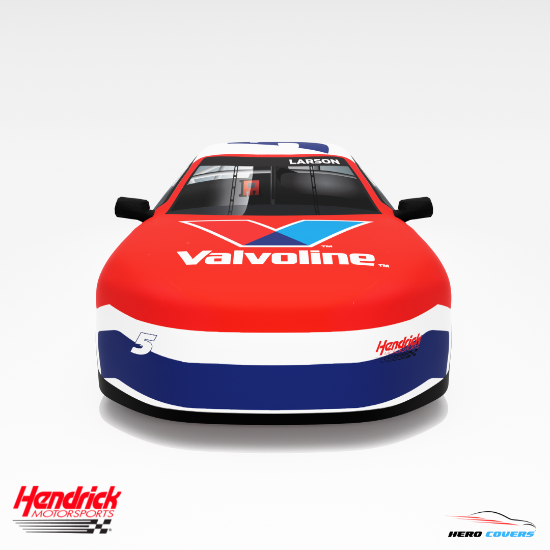 Officially Licensed Hendrick Motorsports Valvoline Car Cover – Precision Fit & Ultimate Protection | HeroCovers
