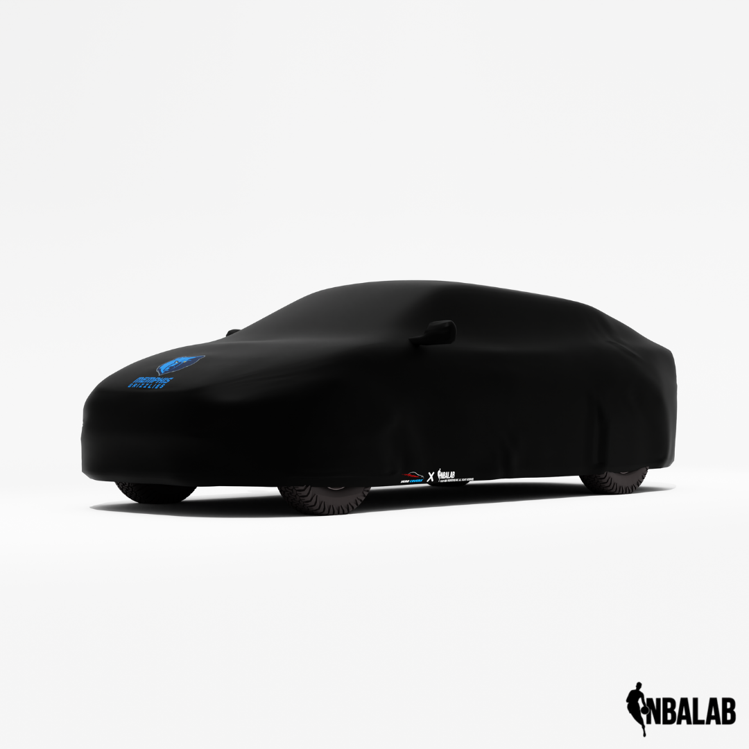 Officially Licensed Memphis Grizzlies Black Car Covers – Indoor & Outdoor | NBA Protection | HeroCovers