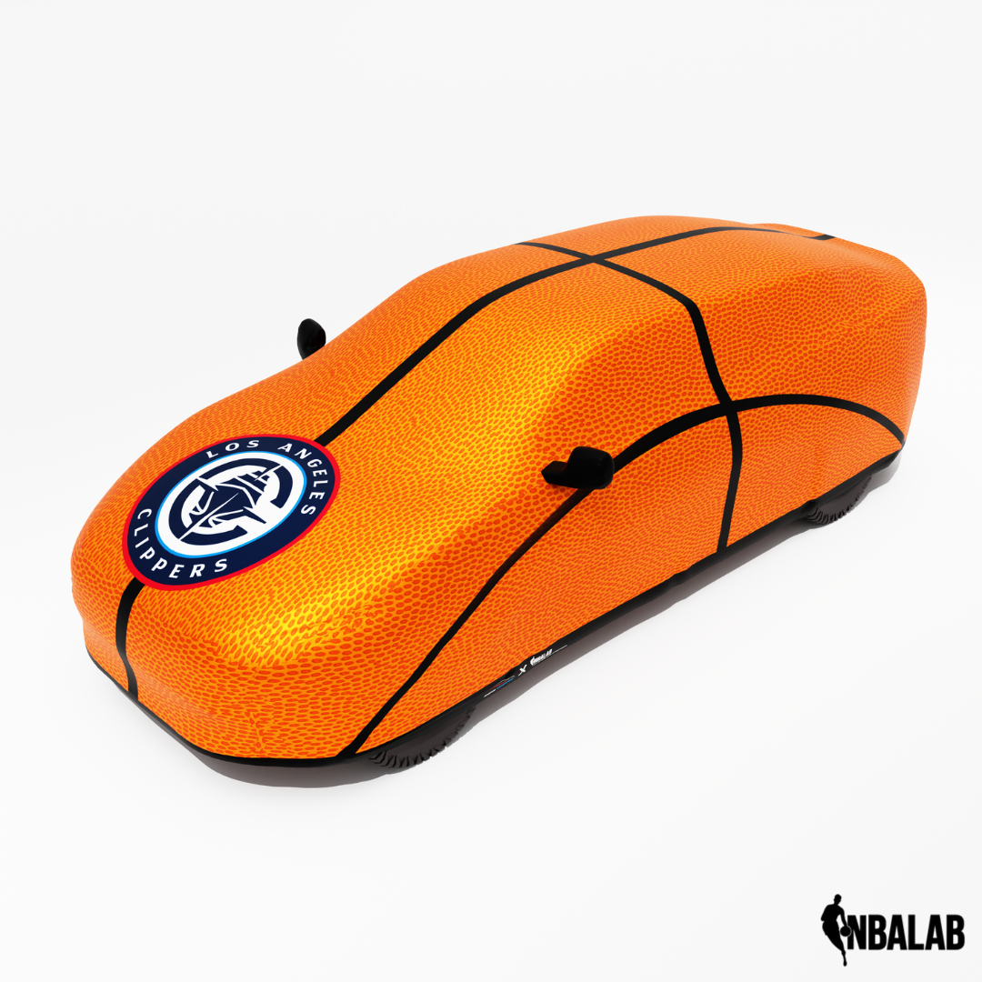 Officially Licensed Clippers Life Size Basketball Car Covers – Indoor & Outdoor | NBA Protection | HeroCovers