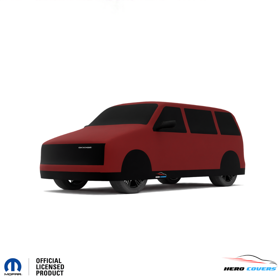 Dodge Caravan 1st Gen (1984–1990) Car Cover: Indoor & Outdoor Use - HeroCovers