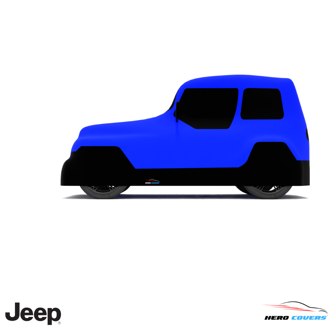 Jeep Wrangler 1987 Car Cover: Indoor & Outdoor Use - HeroCovers