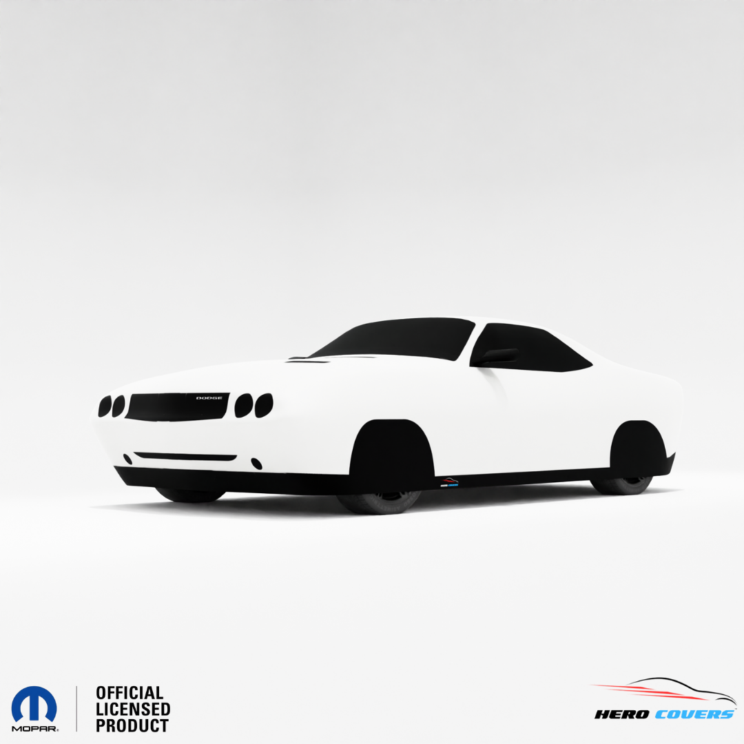 Dodge Challenger 1st Gen (1970–1974) Car Cover: Indoor & Outdoor Use - HeroCovers