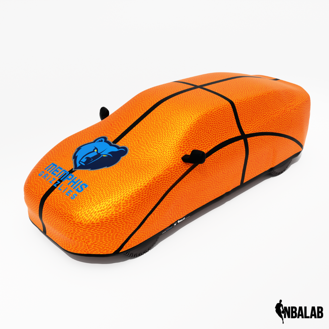 Officially Licensed Memphis Grizzlies Life Size Basketball Car Covers – Indoor & Outdoor | NBA Protection | HeroCovers