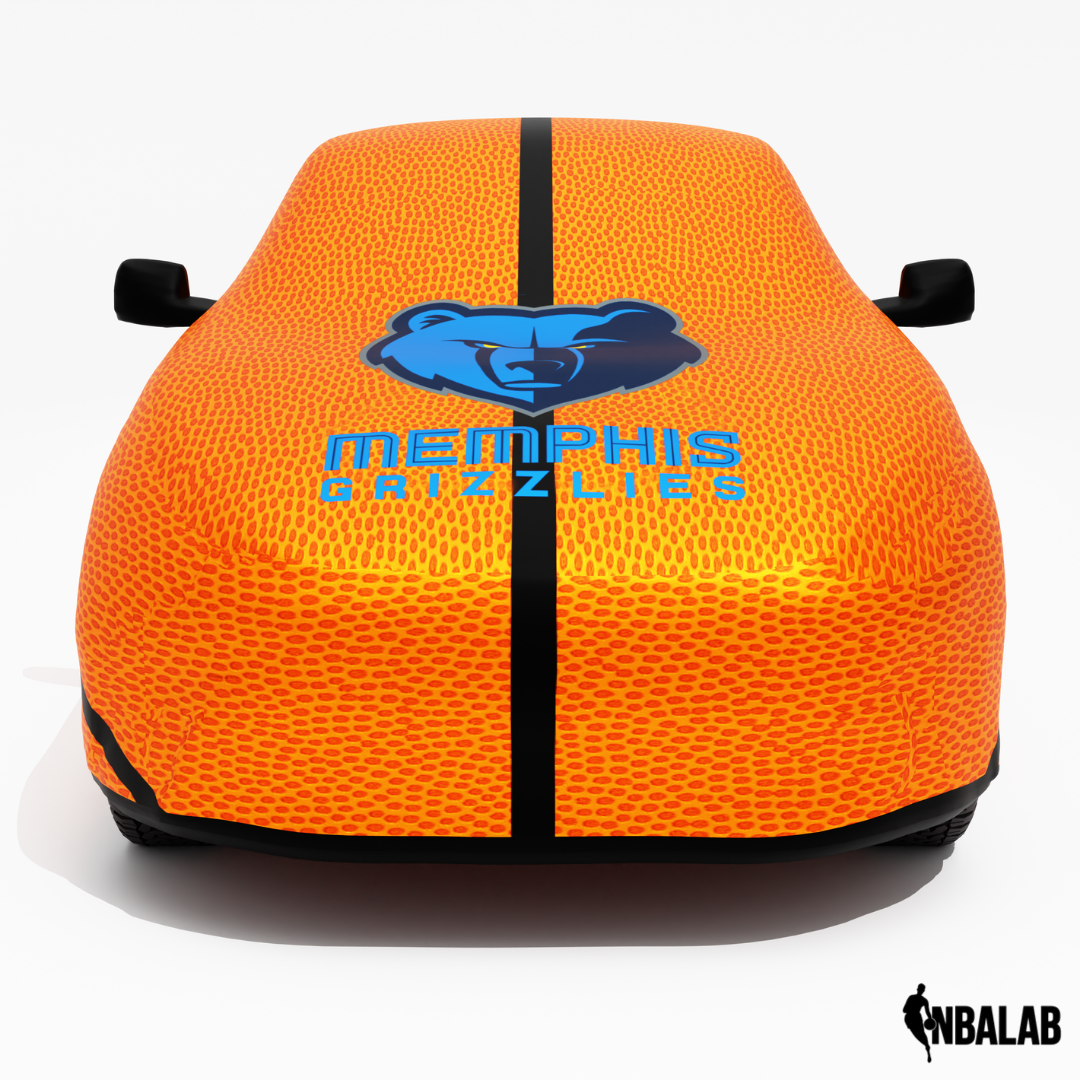 Officially Licensed Memphis Grizzlies Life Size Basketball Car Covers – Indoor & Outdoor | NBA Protection | HeroCovers