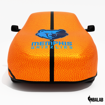 Officially Licensed Memphis Grizzlies Life Size Basketball Car Covers – Indoor & Outdoor | NBA Protection | HeroCovers