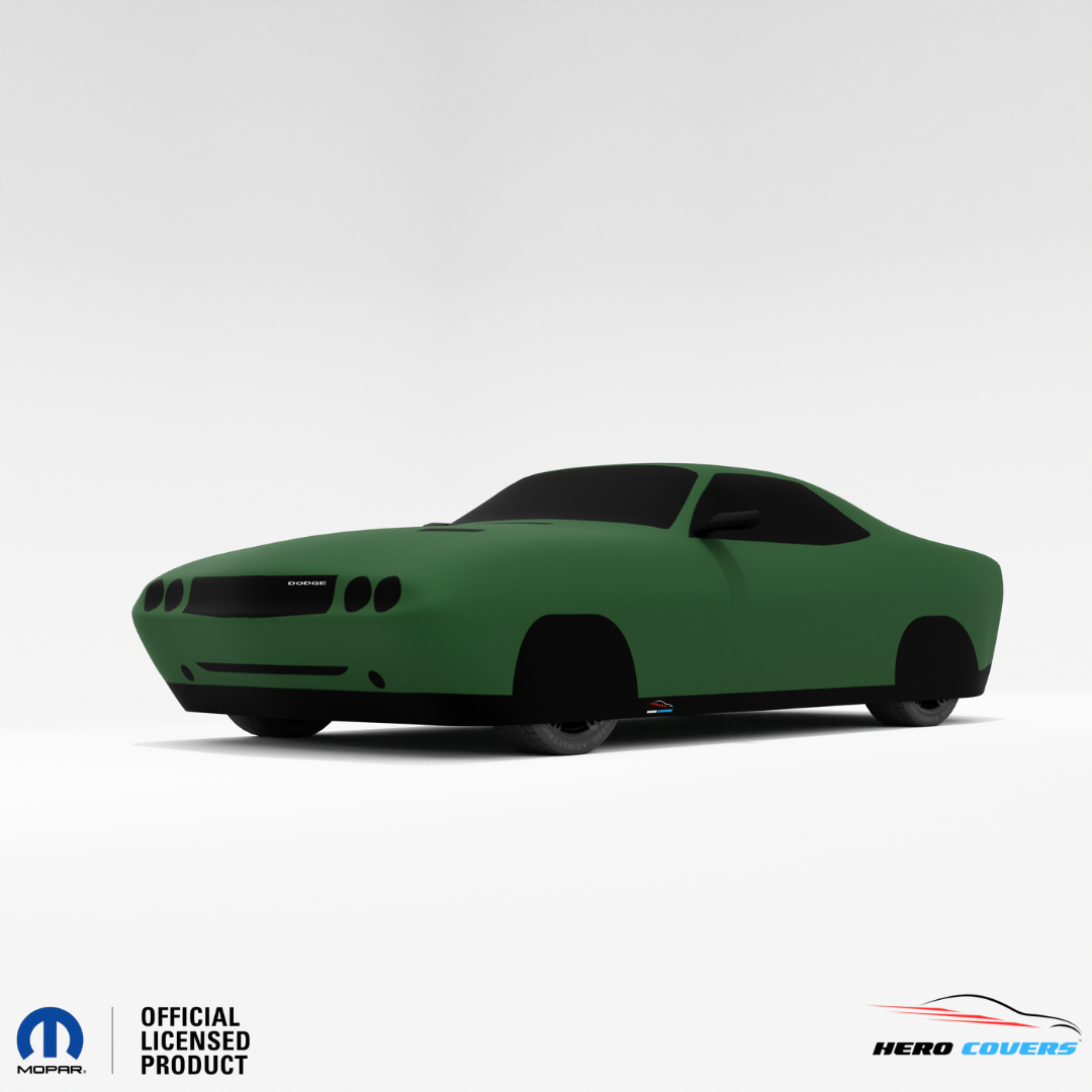 Dodge Challenger 1st Gen (1970–1974) Car Cover: Indoor & Outdoor Use - HeroCovers