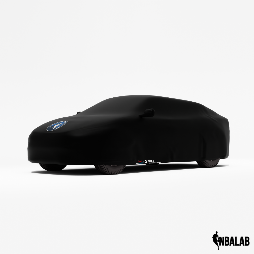 Officially Licensed Minnesota Timberwolves Black Car Covers – Indoor & Outdoor | NBA Protection | HeroCovers