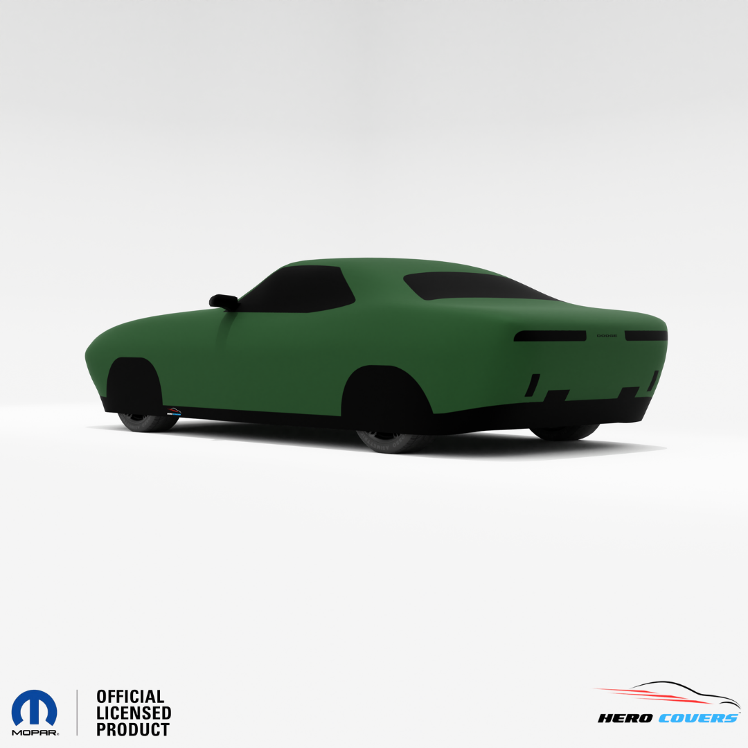Dodge Challenger 1st Gen (1970–1974) Car Cover: Indoor & Outdoor Use - HeroCovers