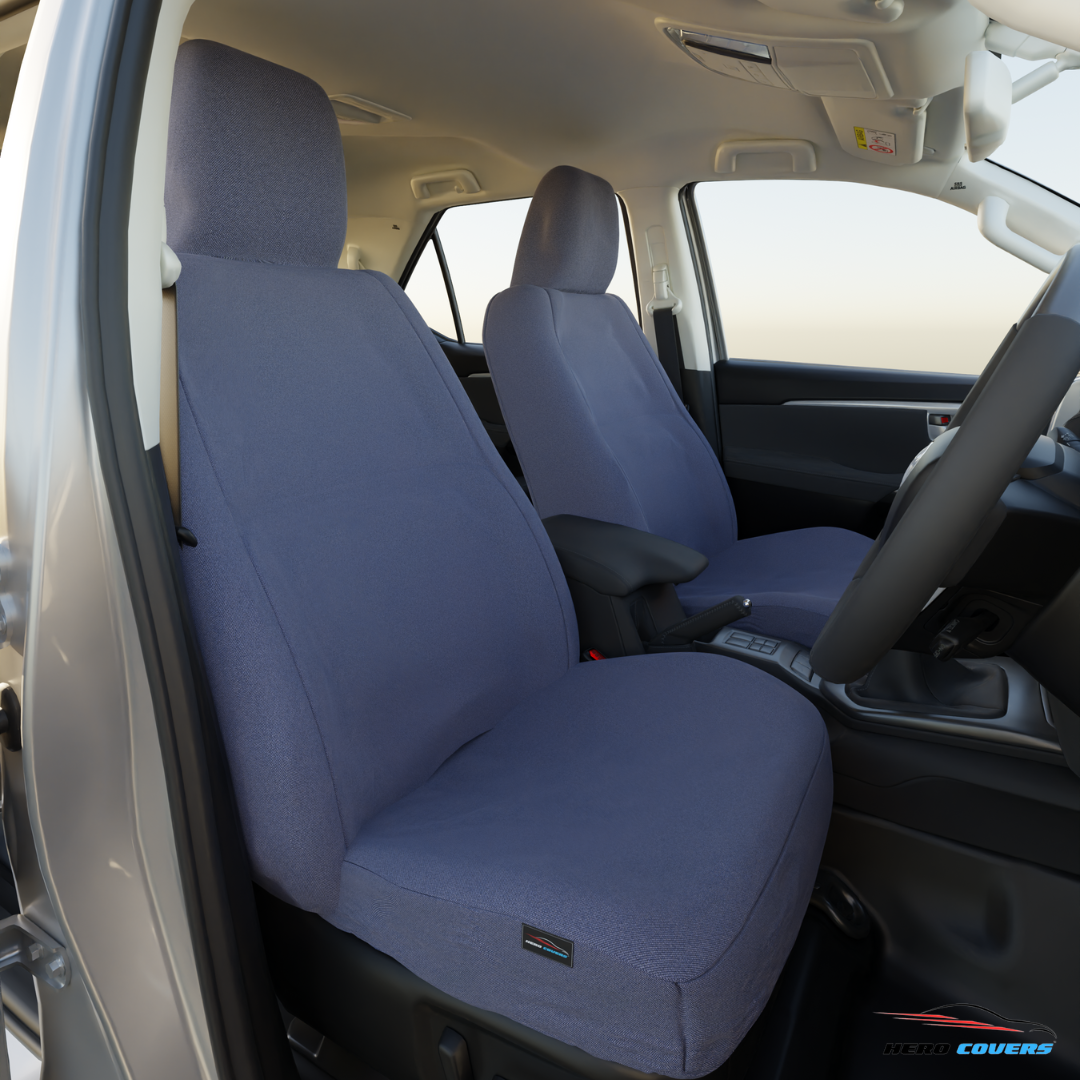 Grey Custom Seat Covers | Stylish Designs & Durable Protection – by HeroCovers