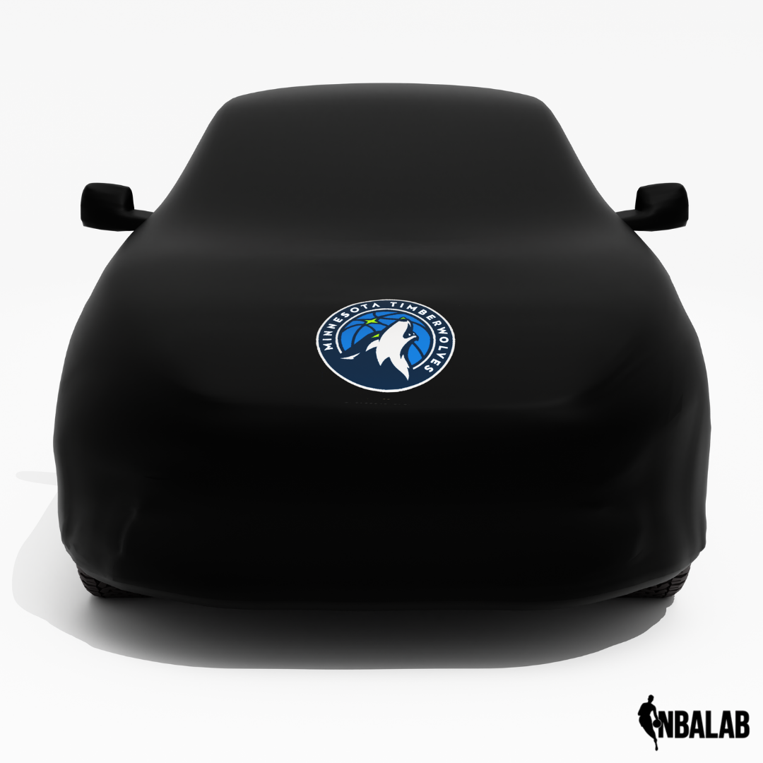 Officially Licensed Minnesota Timberwolves Black Car Covers – Indoor & Outdoor | NBA Protection | HeroCovers