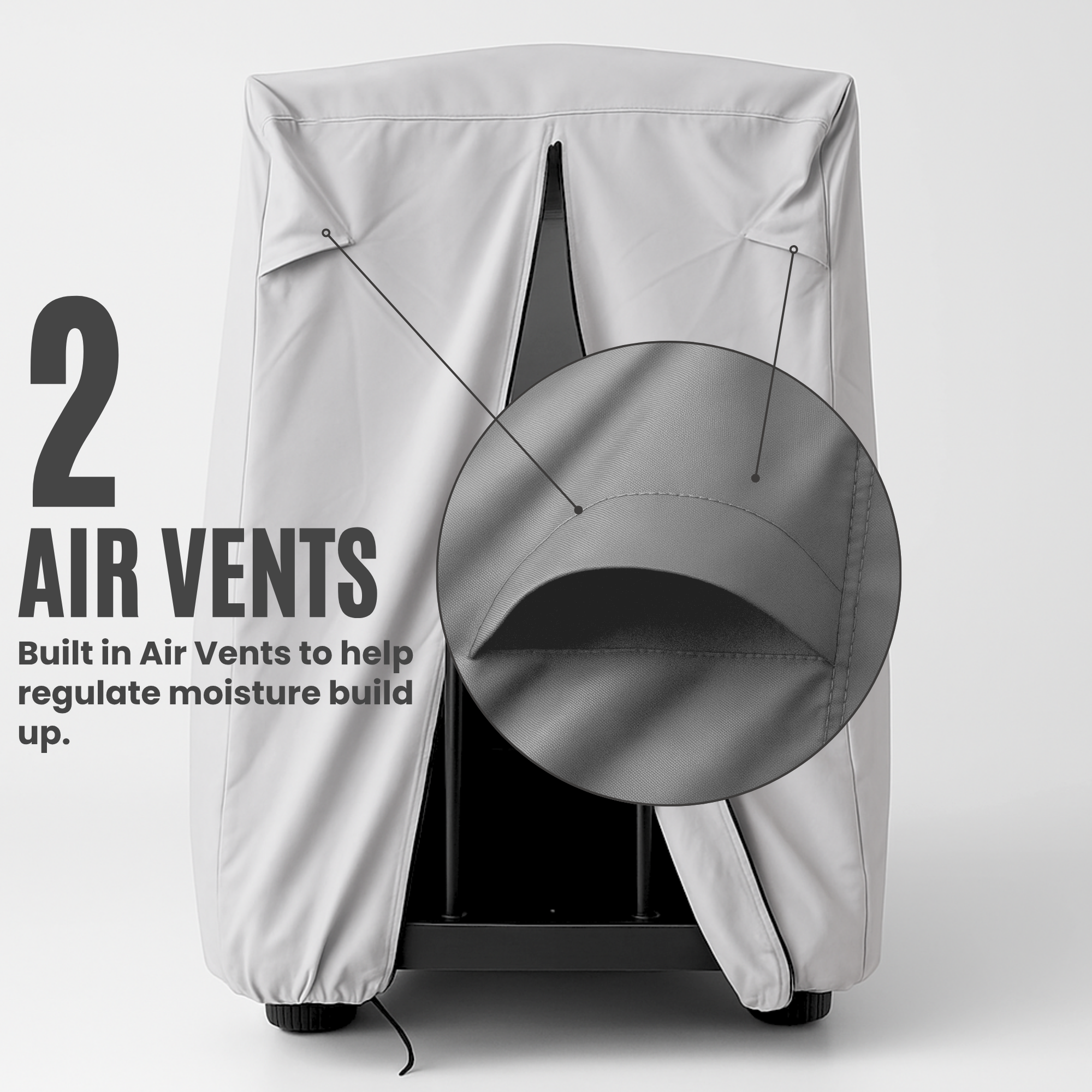 6 Passenger Golf Cart Storage Cover Grey