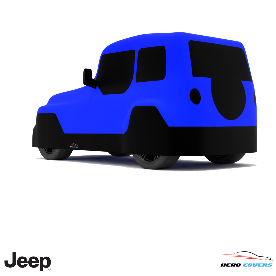 Jeep Wrangler 1987 Car Cover: Indoor & Outdoor Use - HeroCovers