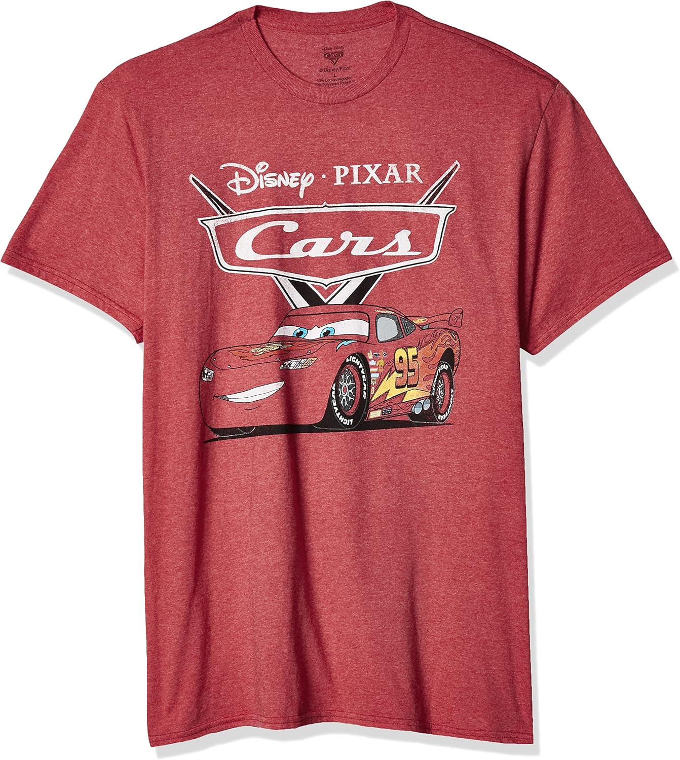 Disney Men's Cars Lightning McQueen T-Shirt