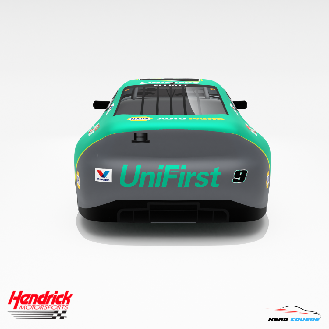 Officially Licensed Hendrick Motorsports UNIFIRST Car Cover – Precision Fit & Ultimate Protection | HeroCovers