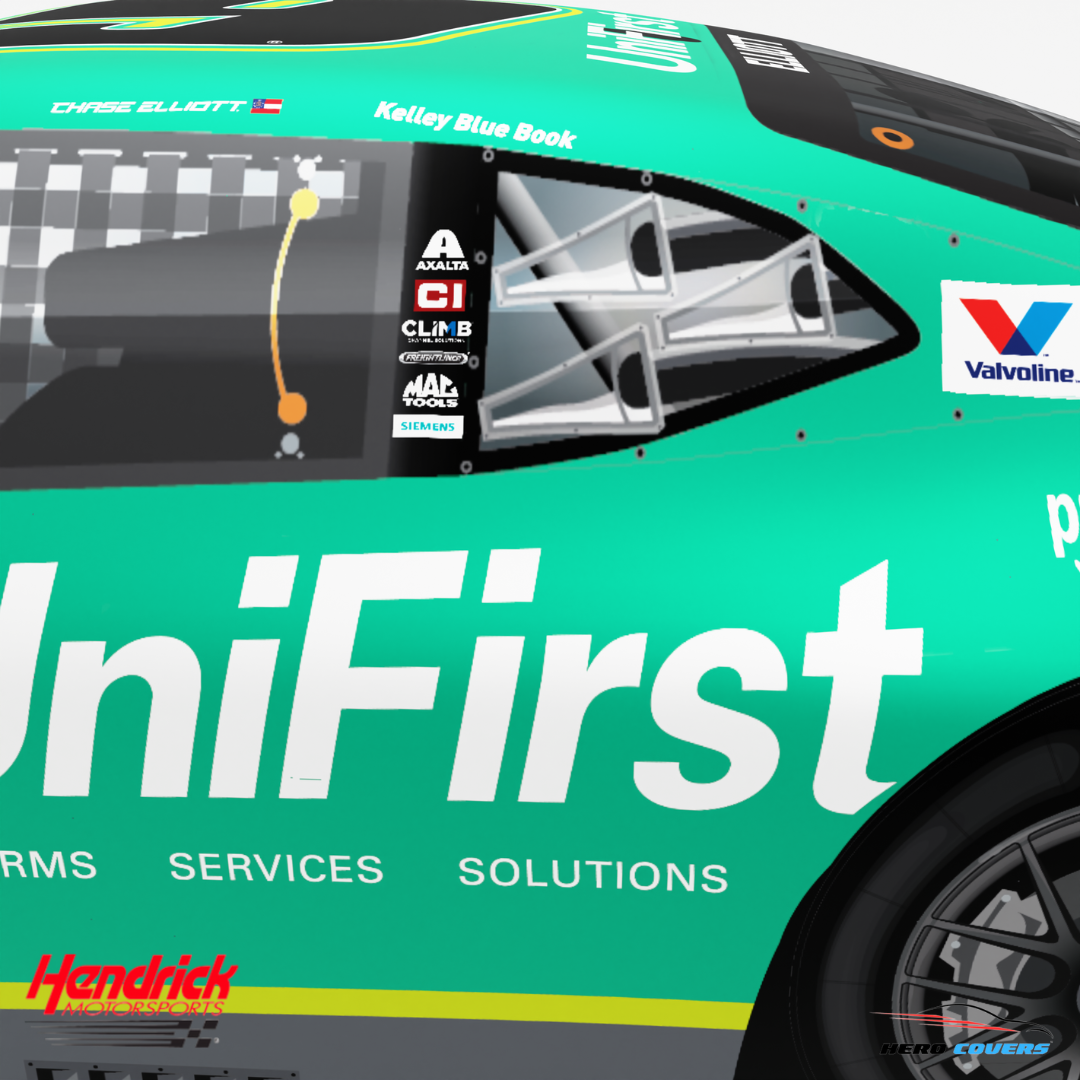 Officially Licensed Hendrick Motorsports UNIFIRST Car Cover – Precision Fit & Ultimate Protection | HeroCovers