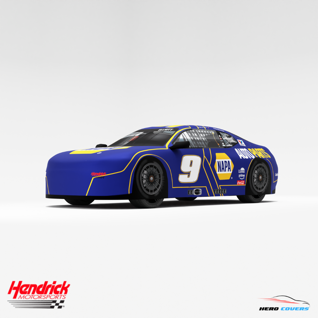 Officially Licensed Hendrick Motorsports NAPA(BLUE) Car Cover – Precision Fit & Ultimate Protection | HeroCovers