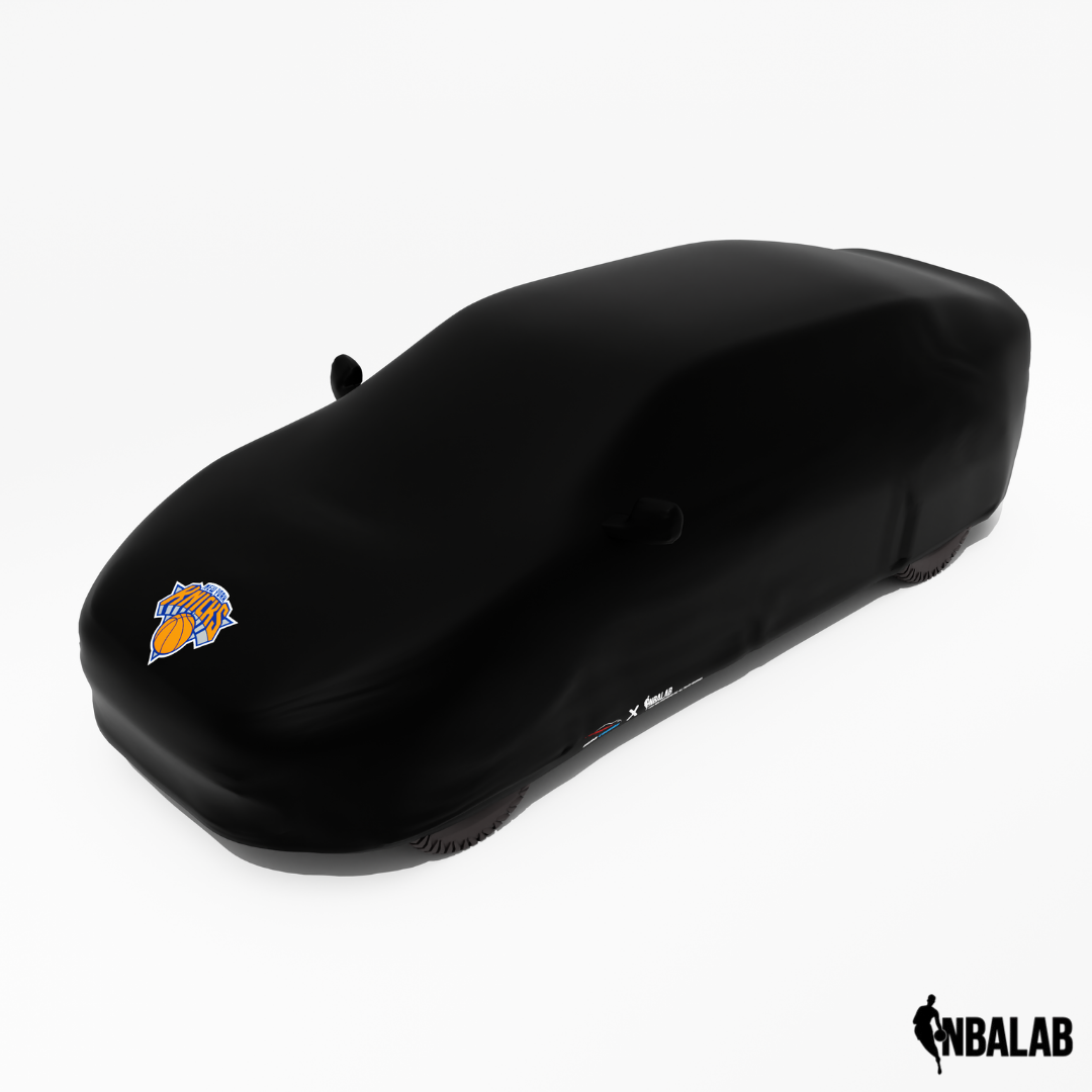 Officially Licensed New York Knicks Black Car Covers – Indoor & Outdoor | NBA Protection | HeroCovers