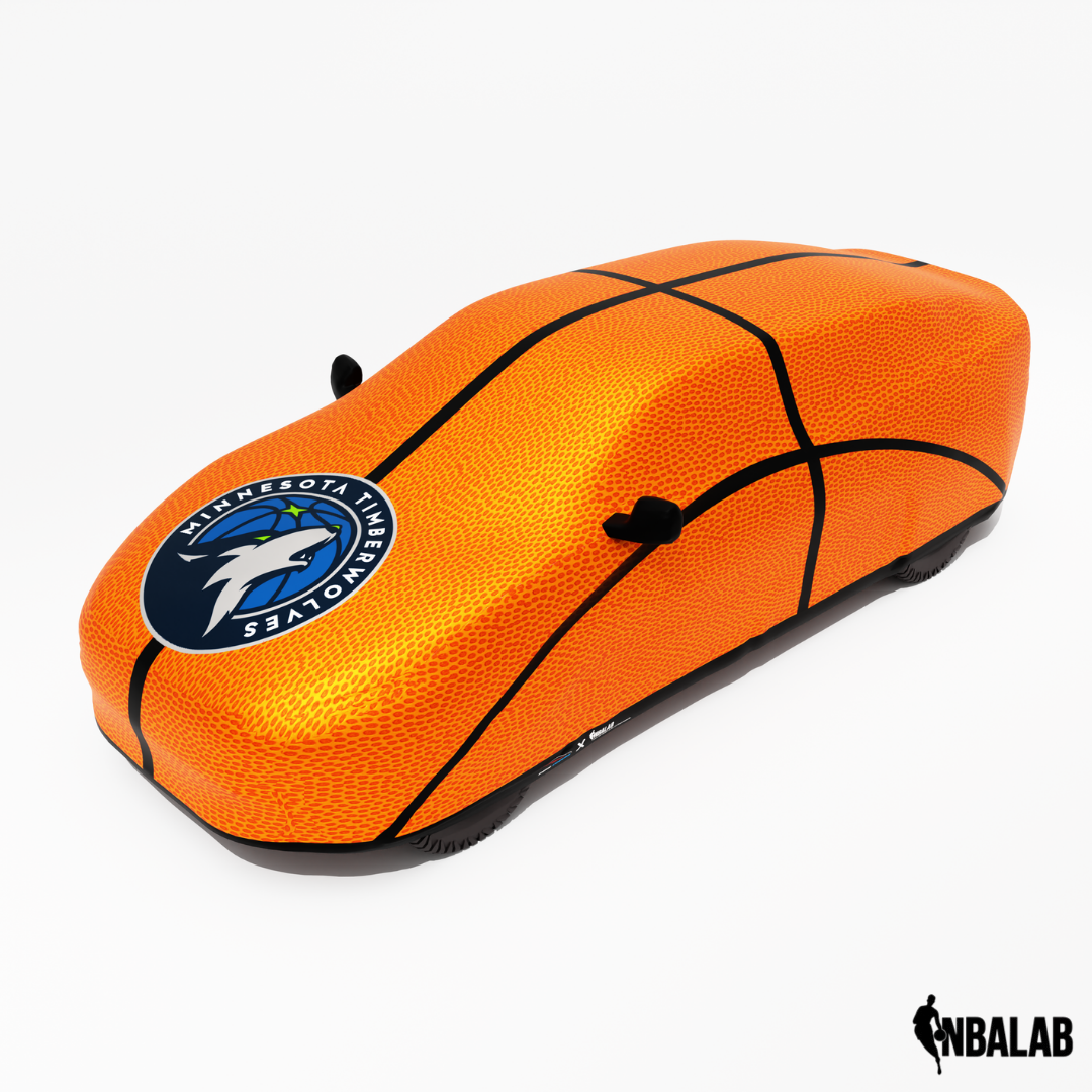 Officially Licensed Minnesota Timberwolves Life Size Basketball Car Covers – Indoor & Outdoor | NBA Protection | HeroCovers