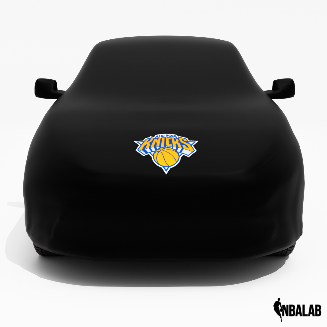 Officially Licensed New York Knicks Black Car Covers – Indoor & Outdoor | NBA Protection | HeroCovers