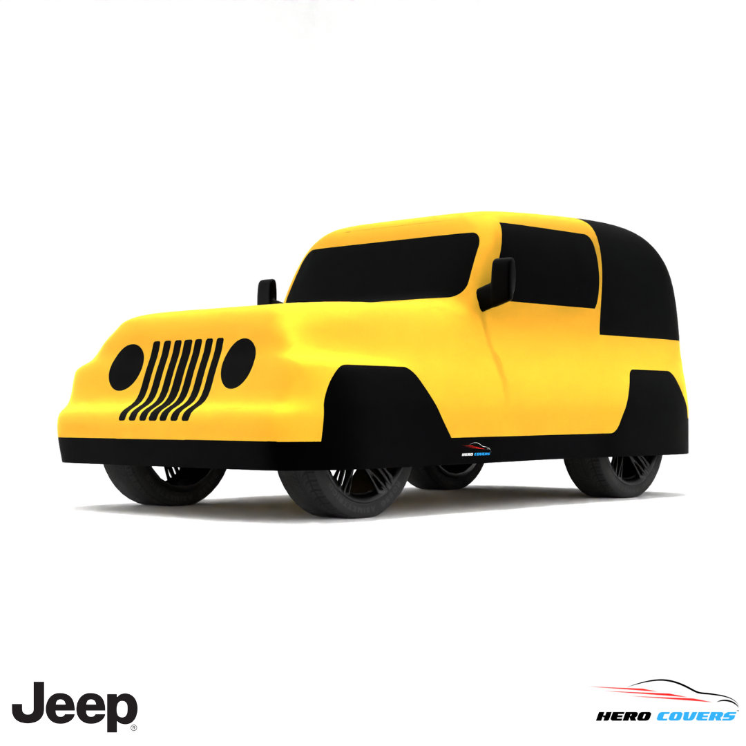 Jeep Wrangler 1996 Car Cover: Indoor & Outdoor Use - HeroCovers