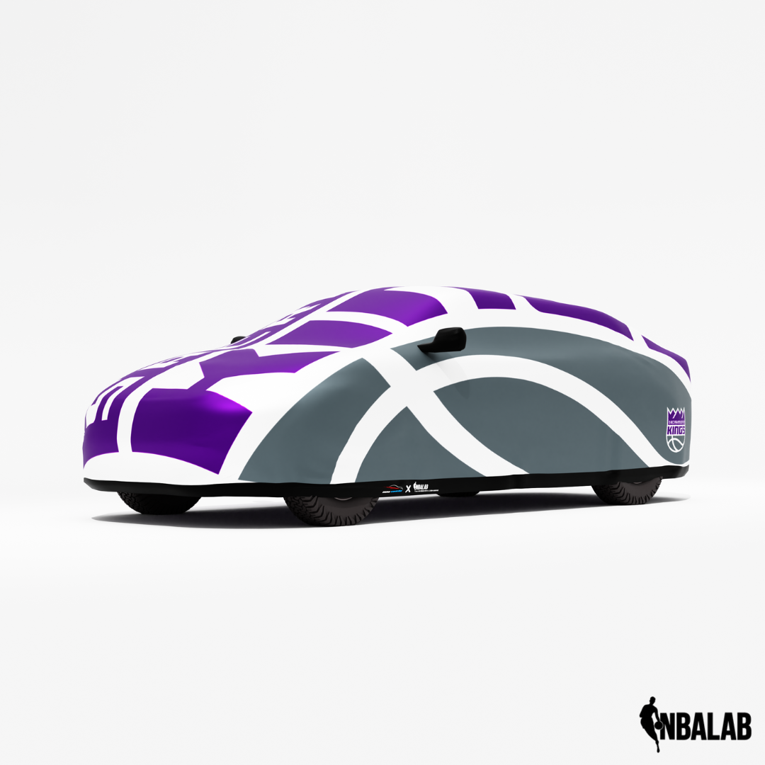 Officially Licensed Sacramento Cover Stretch Logo – Indoor & Outdoor | NBA Protection | HeroCovers