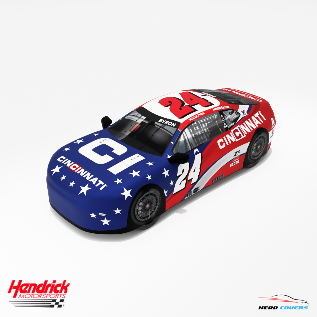Officially Licensed Hendrick Motorsports Cincinnati Custom Car Cover