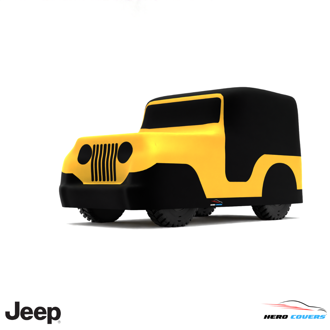 Jeep JS Series 1953 Car Cover: Indoor & Outdoor Use - HeroCovers