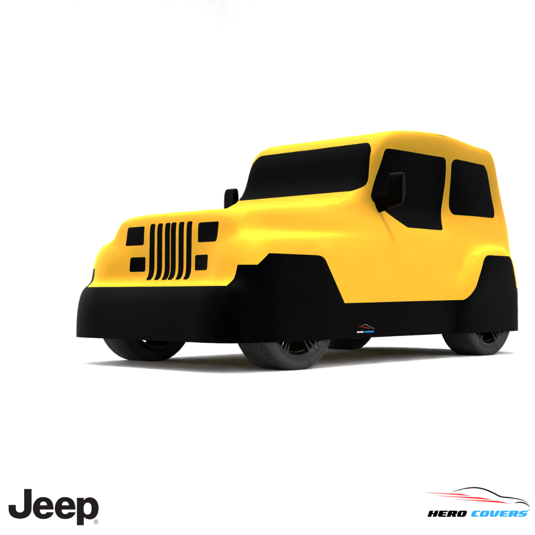 Jeep Wrangler 1987 Car Cover: Indoor & Outdoor Use - HeroCovers