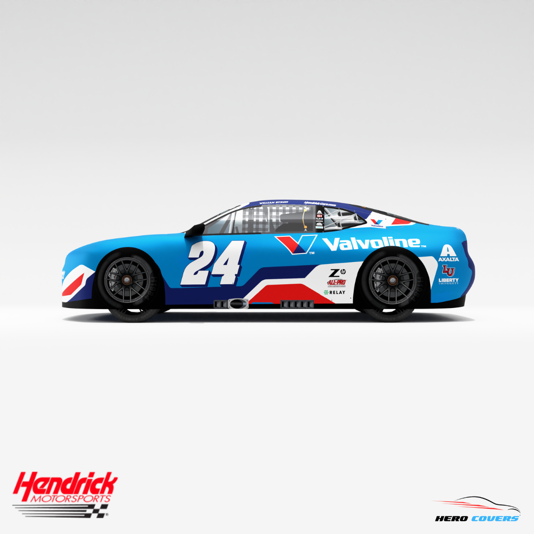 Officially Licensed Hendrick Motorsports No. 24 Valvoline Car Cover – Precision Fit & Ultimate Protection | HeroCovers
