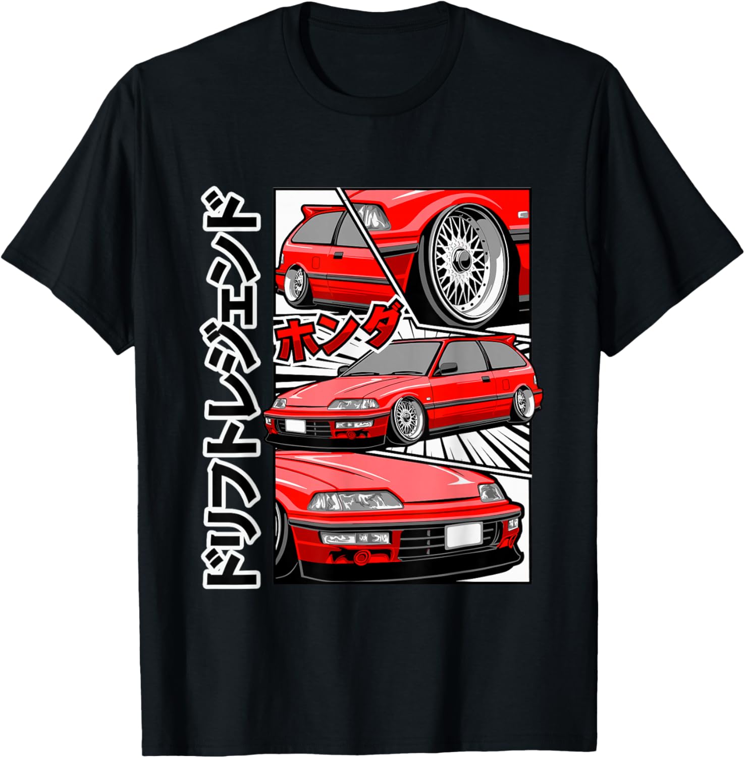 Japanese old-school JDM tuning car T-Shirt