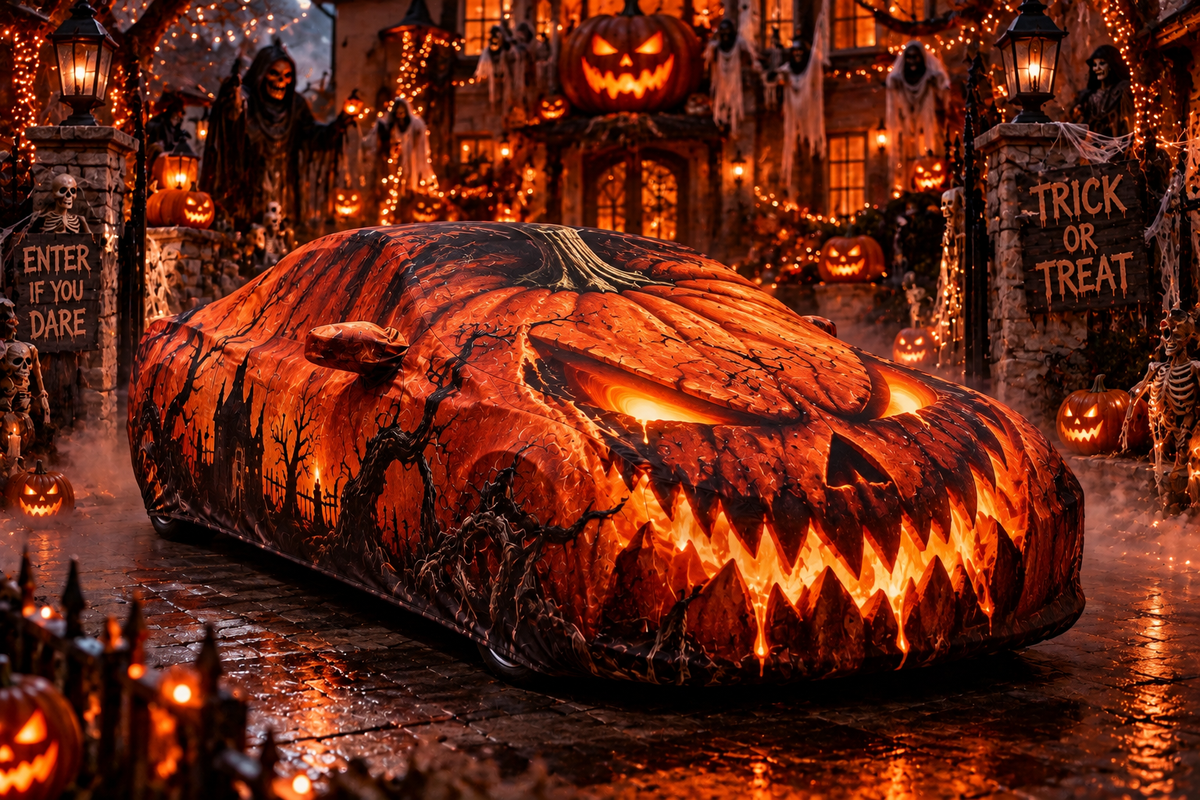 Halloween Car Covers by HeroCovers – Spooky Car Protection