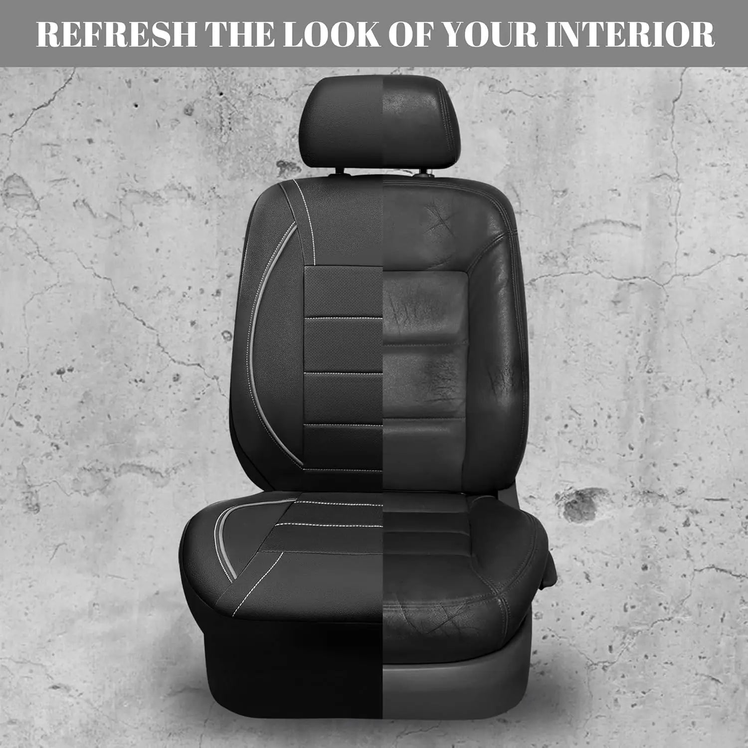 HeroCovers Leather Feel Seat Covers – Luxury Look, Everyday Durability