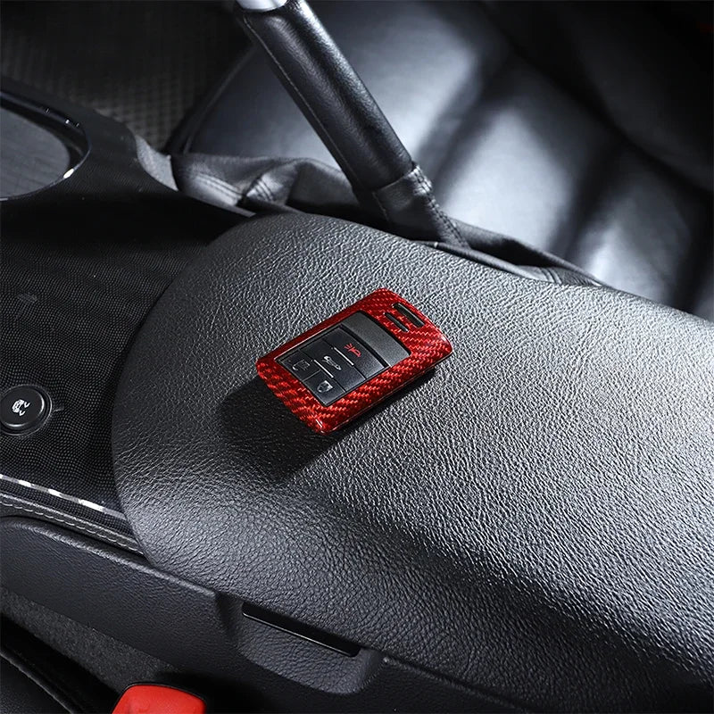 Real Carbon Fiber Key Fob Cover for Chevrolet Corvette C7 (2014–2019)