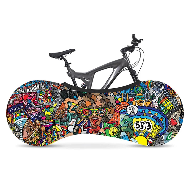 Retro Bike Cover Design – Premium Indoor Bike Cover by HeroCovers